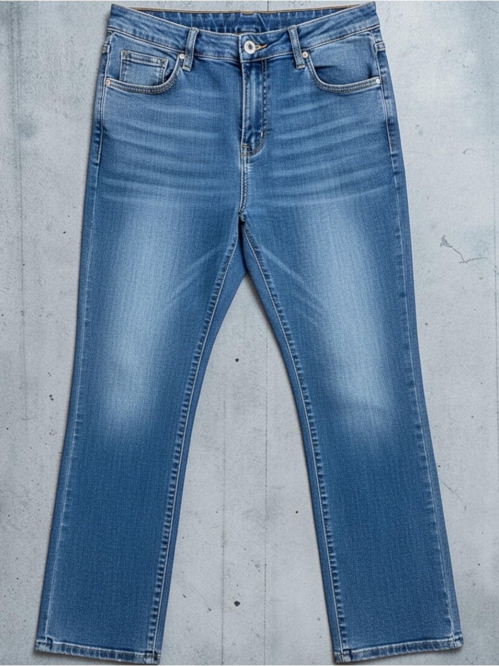 Classic Women's 1XL  Straight Leg Jeans - Blue